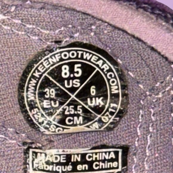 Womens KEEN Venice H2 Water Plum/Lavender Sandals Size 8.5 - Picture 5 of 7